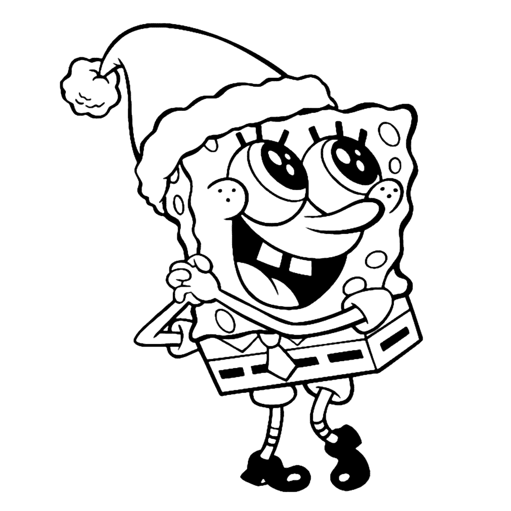 Plansa de colorat cu Spongebob 83 101